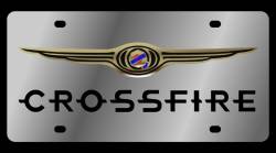 Eurosport Daytona - Eurosport Daytona 1450-1 Stainless License Plate Crossfire Logo for Chrysler - Image 1