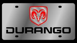 Eurosport Daytona - Eurosport Daytona 1406-1 Stainless License Plate Durango Ramhead Logo for Dodge - Image 1