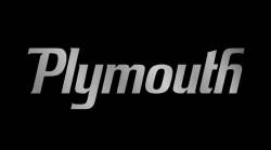 Eurosport Daytona - Eurosport Daytona 3436-1 Carbon Steel License Plate Plymouth Logo for Plymouth - Image 1