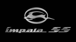 Eurosport Daytona - Eurosport Daytona 3314-1 Carbon Steel License Plate Impala SS Logo - Image 1
