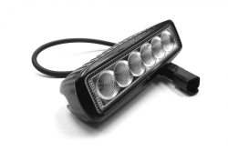 Southern Truck - Southern Truck 72006 6" Straight LED Light Bar Single Row Chrome Series - Image 1