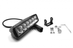 Southern Truck - Southern Truck 72006 6" Straight LED Light Bar Single Row Chrome Series - Image 4