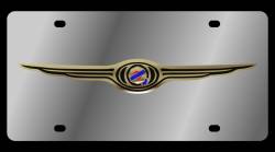 Eurosport Daytona - Eurosport Daytona 1467-1 Stainless License Plate Chrysler Logo for Chrysler - Image 1