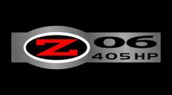 Eurosport Daytona - Eurosport Daytona 2355-1 Lazer-Tag License Plate Z06 405 HP Logo - Image 1