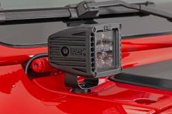 Rough Country Suspension Systems - Rough Country Cowl Mount 2" LED Light Pod Kit for Jeep JL/JT 70062 - Image 3