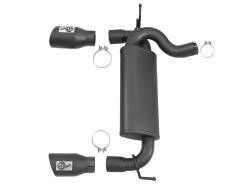 aFe Power - aFe 49-48061-B Rebel 2.5" Axle-Back Exhaust System for 07-18 Wrangler JK V6 - Image 4