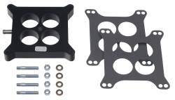 Trans-Dapt Performance - Trans-Dapt 2584 Plastic Phenolic Carb Spacer 1" Holley 4BBL Spacer w/PCV Ported - Image 1