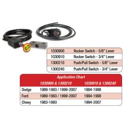 BD Diesel - BD Diesel 1030900 Rocker Switch Kit Exhaust 5/8 Manual Lever - Image 2