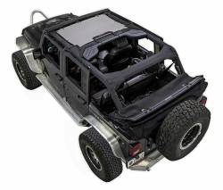 SpiderWebShade Mesh Bikini Top Grey for Jeep JK 4DR SWS-SHDKNI-01-JK-GRY