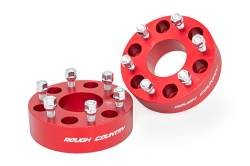 Rough Country 2" 6x5.5 Aluminum Wheel Spacers Pair 88-21 GM 1500 1101RED