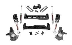 Rough Country 24733 5" N3 Lift w/Cast Steel for 14-18 Silverado/Sierra 1500 RWD