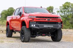 Rough Country Suspension Systems - Rough Country High Clearance Black Front Bumper 19-22 Silverado 1500 10757A - Image 5