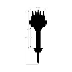 MSD Ignition 8546 Pro-Billet Distributor for Chrysler 426 440