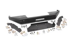 Rough Country 10570 Heavy Duty Front Winch Bumper Black for 84-01 Cherokee XJ