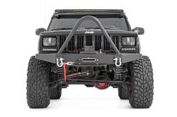 Rough Country Suspension Systems - Rough Country 10570 Heavy Duty Front Winch Bumper Black for 84-01 Cherokee XJ - Image 2