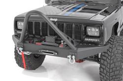 Rough Country Suspension Systems - Rough Country 10570 Heavy Duty Front Winch Bumper Black for 84-01 Cherokee XJ - Image 5