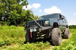 Rough Country Suspension Systems - Rough Country 10570 Heavy Duty Front Winch Bumper Black for 84-01 Cherokee XJ - Image 6