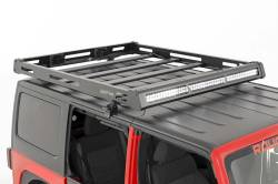 Rough Country Suspension Systems - Rough Country 10615 Hard Top Roof Rack w/LEDs Black for 07-18 Jeep Wrangler JK - Image 2