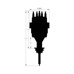MSD Ignition 8387 Ready-To-Run Distributor for Chrysler 426-440