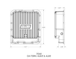 B&M - B&M 70260 Cast Aluminum Auto Trans. Oil Pan for 82-13 Buick/Cadillac/Chevy/GMC - Image 2
