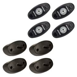 Rigid Industries - Rigid Industries 400213 A-Series 4Pc LED Rock Lights Red - Image 1