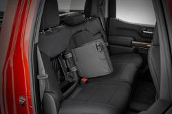 Rough Country Suspension Systems - Rough Country Front/Rear Seat Covers Black 19-24 Silverado/Sierra Crew 91037 - Image 4
