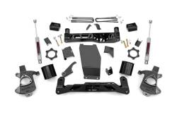 Rough Country Suspension Systems - Rough Country 22330 5" N3 Lift Kit for 14-18 Silv/Sierra 1500 4WD Cast Steel - Image 1