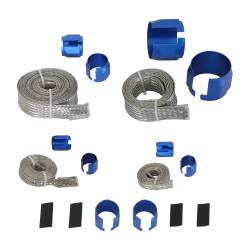 Mr Gasket - Mr Gasket 8091 Flex-Braid Hose Sleeving Kit Blue - Image 2