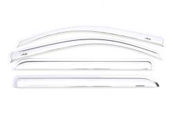 Auto Ventshade AVS - Auto VentShade 684536 Chrome Window Deflectors 4PC for 14-19 Silverado/Sierra - Image 2