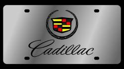 Eurosport Daytona - Eurosport Daytona 1203-1 Stainless License Plate Cadillac Logo - Image 1