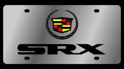 Eurosport Daytona - Eurosport Daytona 1211-1 Stainless License Plate Cadillac SRX Logo - Image 1