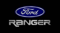 Eurosport Daytona - Eurosport Daytona 3516-1 Carbon Steel License Plate Ford Ranger Logo - Image 1