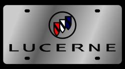Eurosport Daytona - Eurosport Daytona 1109-1 Stainless License Plate Buick Lucerne Logo - Image 1