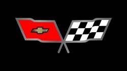 Eurosport Daytona - Eurosport Daytona 3352-1 Carbon Steel License Plate C3 Corvette Flag Logo - Image 1