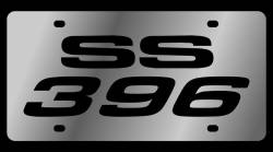Eurosport Daytona - Eurosport Daytona 1349-1 Stainless License Plate SS 396 Logo - Image 1