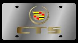 Eurosport Daytona - Eurosport Daytona 1220-2 Stainless License Plate Cadillac CTS Logo - Image 1