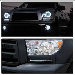 Spyder Auto - Spyder Auto 5077714 Daytime Running Lights Black/Clear for Toyota Tundra - Image 2