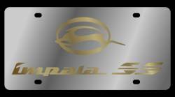 Eurosport Daytona - Eurosport Daytona 1314-2 Stainless License Plate Impala SS Logo - Image 1