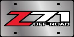 Eurosport Daytona - Eurosport Daytona 1330-3 Stainless License Plate Chevrolet Z71 Logo - Image 1