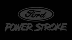 Eurosport Daytona - Eurosport Daytona 3502-7 Carbon Steel License Plate Ford Power Stroke Logo - Image 1