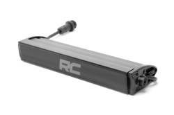 Rough Country 70712BL Black Series 12" Single Row LED Light Bar Each