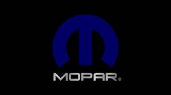 Eurosport Daytona - Eurosport Daytona 3424-1 Mopar Logo License Plate Black Steel for Chrysler/Dodge - Image 1