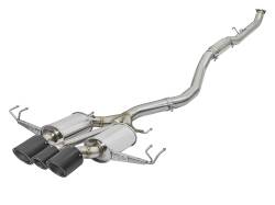 aFe 49-36616-C 3" Exhaust Kit w/Tri-Carbon Tips for 17-21 Honda Civic Type R 2.0