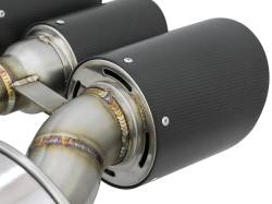 aFe Power - aFe 49-36616-C 3" Exhaust Kit w/Tri-Carbon Tips for 17-21 Honda Civic Type R 2.0 - Image 4