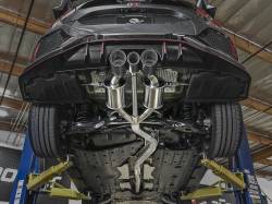 aFe Power - aFe 49-36616-C 3" Exhaust Kit w/Tri-Carbon Tips for 17-21 Honda Civic Type R 2.0 - Image 6