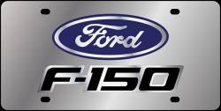 Eurosport Daytona - Eurosport Daytona 1505N-1 Stainless License Plate Ford F150 Logo - Image 1