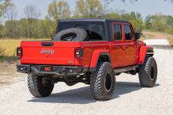 Rough Country Suspension Systems - Rough Country 10650 Tubular Black Rear Bumper for 20-26 Jeep Gladiator JT - Image 5