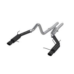 MBRP Exhaust - MBRP S7264BLK Black 3" Cat-Back Dual Exit w/Muffler 11-14 Mustang/Shelby GT500 - Image 1