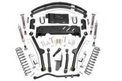 Rough Country Suspension Systems - Rough Country 61722 4.5" Long-Arm Lift Kit for 84-01 Jeep Cherokee XJ 4WD NP242 - Image 2