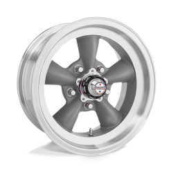 American Racing Vintage - American Racing Vintage VN105 TORQ THRUST D 15x7 5x4.75 -6mm Gray VN1055761 - Image 1